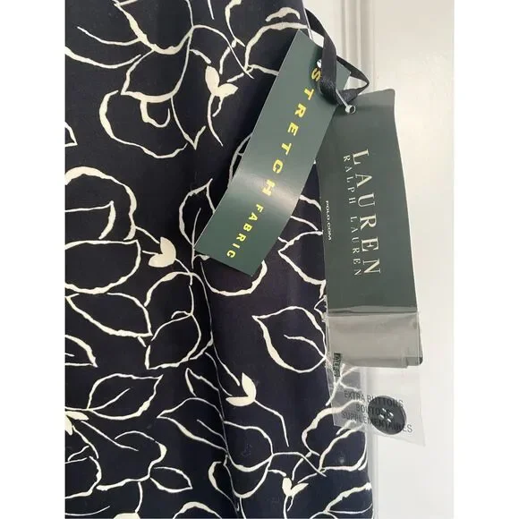 Lauren Ralph Lauren Floral Cotton Capri Pants Sz 10 - Picture 4 of 9